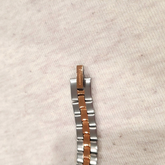 NWT Caravelle Women's Two Tone Quartz Watch Designed By Bulova - Picture 13 of 14